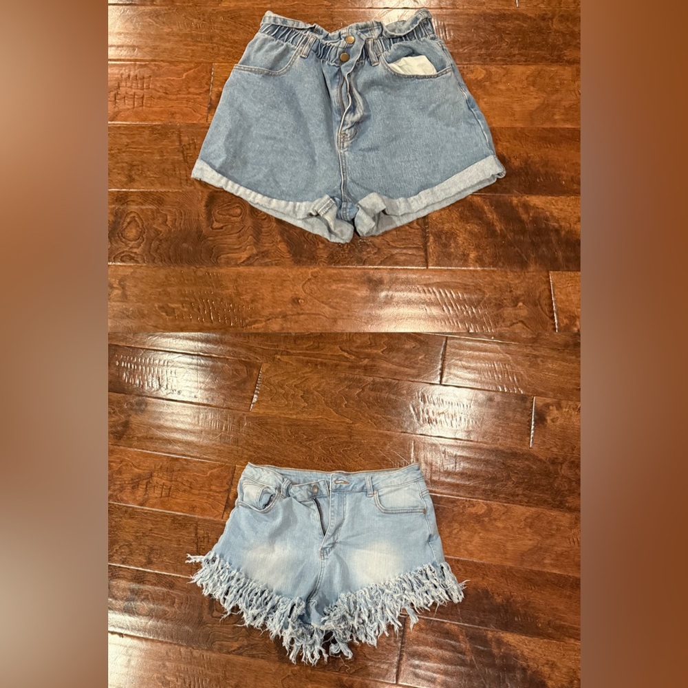 American Eagle Outfitters Light Blue Jean Shorts